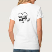 Lustige Typografie T-Shirt Design (Rückseite)