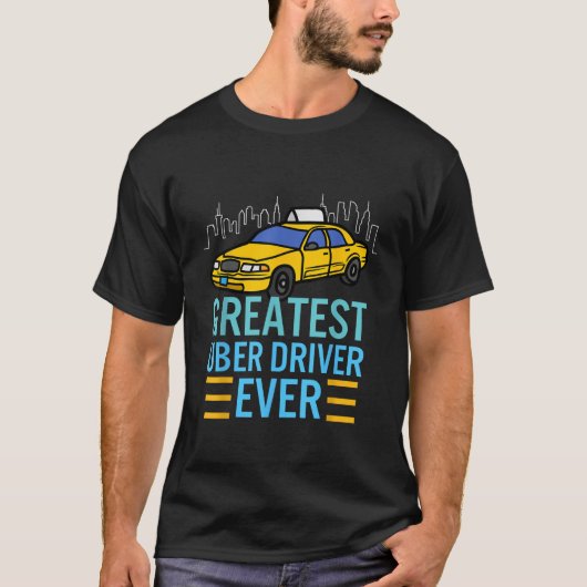 lustige Uber Drivern für Männer Bester Uber Driver T-Shirt (Vorderseite)