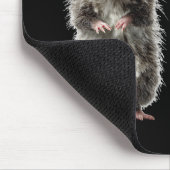 Lustige überraschte schockierte Opossum Mousepad (Ecke)