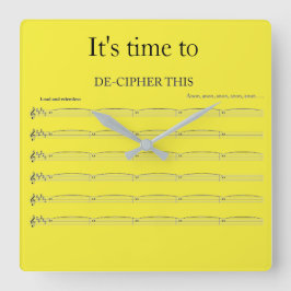 Lustige Uhr des Organisten