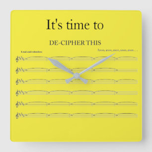 Lustige Uhr des Organisten