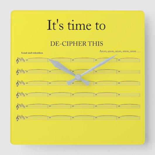 Lustige Uhr des Organisten (Vorderseite)