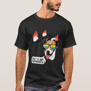 Lustige ukrainische Zitierpatron-Hundebrücke Flagg T-Shirt