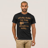 Lustige Ukulele T-Shirt (Vorne ganz)