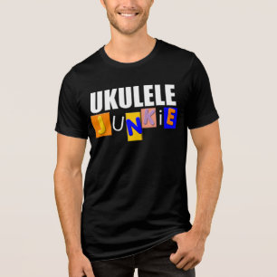Lustige Ukulele Tri-Blend Shirt