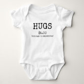 Lustige Umarmungen Baby Strampler (Vorderseite)
