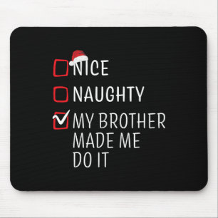 Lustige unanständige schöne Weihnachts-Familien-Py Mousepad