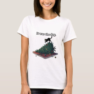 Lustige unartige Katze gibt dem Hund die Schuld " T-Shirt
