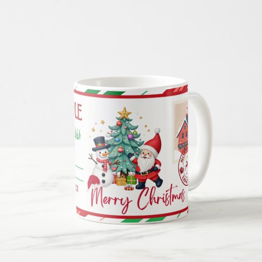 Lustige Unartige-oder-Nette-Liste Kaffeetasse (VorderseiteRechts)