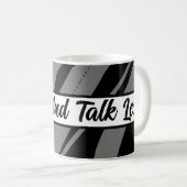 Lustige und Coole Drinks und Gespräche weniger sch Kaffeetasse (VorderseiteRechts)