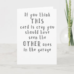 lustige und einfache Geburtstagskarte Karte