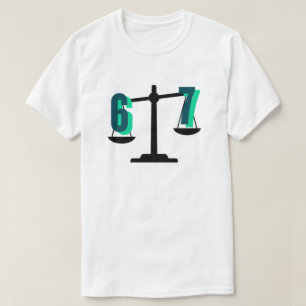 Lustige und einprägsame "6-7" Waage T-Shirt