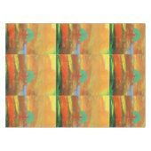 Lustige und farbenfrohe Abstrakte Malerei Tischdecke (Vorderseite (Horizontal))