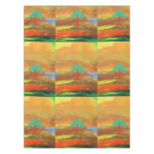 Lustige und farbenfrohe Abstrakte Malerei Tischdecke (Vorderseite)