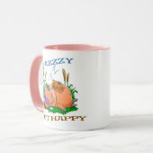 lustige und faule Capybara Tasse (Vorderseite Links)