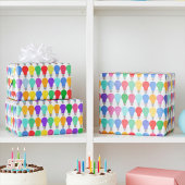 Lustige und fröhliche Glühbirnen-Wrapping Paper Geschenkpapier