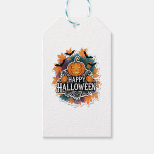 Lustige und gruselige Halloween-Zitate Glücklich Geschenkanhänger