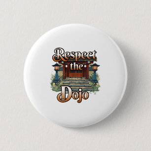 Lustige und mutige Karate-Liebhaber-Grafik T-Shirt Button