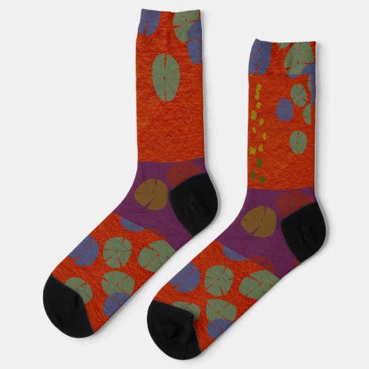 LUSTIGE UND PRACHTVOLLE SOCKEN (Linkes Detail)