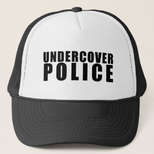 Lustige Undercover Polizei Truckerkappe