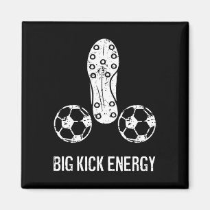 Lustige unhöfliche Fußball-Fußball große Kick-Ener Magnet