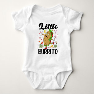 lustige unisex kleine Burrito Wortart Baby Strampler