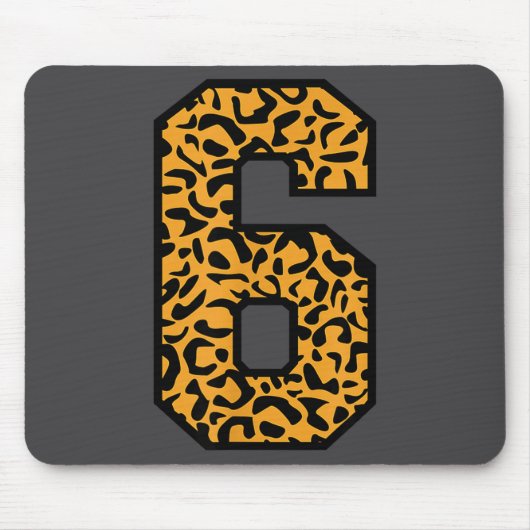 Lustige Universitätsmannschaft mit passender Numme Mousepad (Vorne)