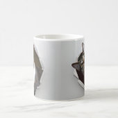 Lustige unterbrechenkatzen-personalisierte kaffeetasse (Mittel)