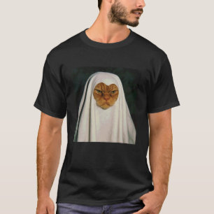 Lustige unzufriedene Katzen-Geist Halloween T-Shirt