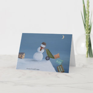 lustige Urlaubskarte Karte