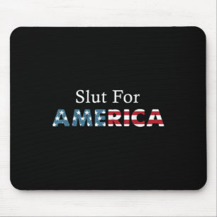 Lustige USA-Flagge 4. Juli Retro für Amerika Mousepad