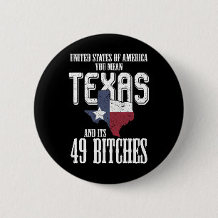 Lustige USA-Flagge Vereinigte Staaten von Amerika Button