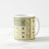 Lustige Vagabund-Voodoo Cheatsheet Tasse (VorderseiteRechts)