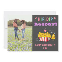 lustige valentiner Tag bester Freund Foto dip nach