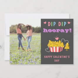 lustige valentiner Tag bester Freund Foto dip nach Feiertagskarte
