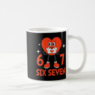 Lustige Valentins Sechs Sieben Herzen 6 7 Meme Jun Kaffeetasse