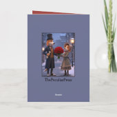 Lustige Valentinstag 3D Cartoon Karte (Rückseite)