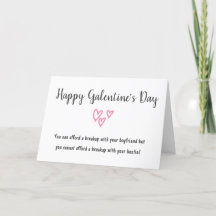 lustige Valentinstag bester Freund niedlich