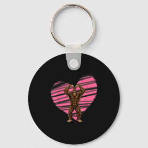Lustige Valentinstag Bigfoot Sonnenbrille Im Herze Schlüsselanhänger