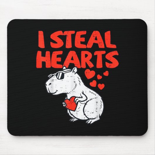 Lustige Valentinstag-Geschenke Ich stehle Herzen K Mousepad (Vorne)