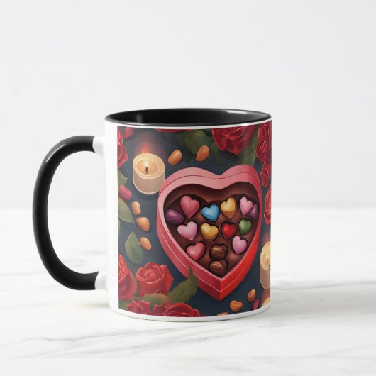 lustige Valentinstag-Tasse Tasse (Links)