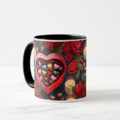 lustige Valentinstag-Tasse Tasse (Vorderseite Links)