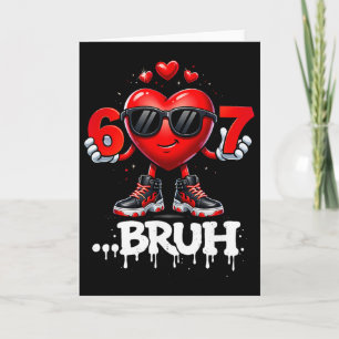 Lustige Valentinstage 67 Eis Meme Six Seven Karte
