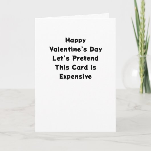 Lustige Valentinstagskarte Karte (Vorderseite)
