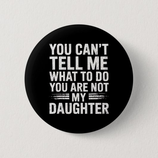 Lustige Vater Daddy-Geschenke Männer Von Tochter V Button (Vorderseite)