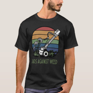 lustige Väter gegen Unkraut , Rasenpflege , Humorv T-Shirt