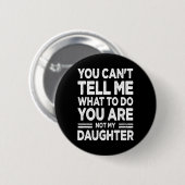 Lustige Vater Papa Geschenke Männer Von Tochter Vä Button (Vorne & Hinten)