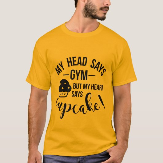 lustige Väter Tagesgeschenk Gymnastik Herzgewichts T-Shirt (Vorderseite)