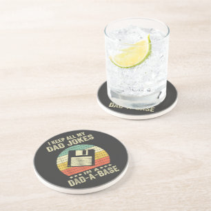 Lustige Väter-Witze für Männer in dad-a-Base Getränkeuntersetzer