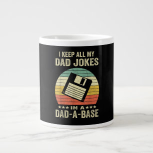 Lustige Väter-Witze für Männer in dad-a-Base Jumbo-Tasse